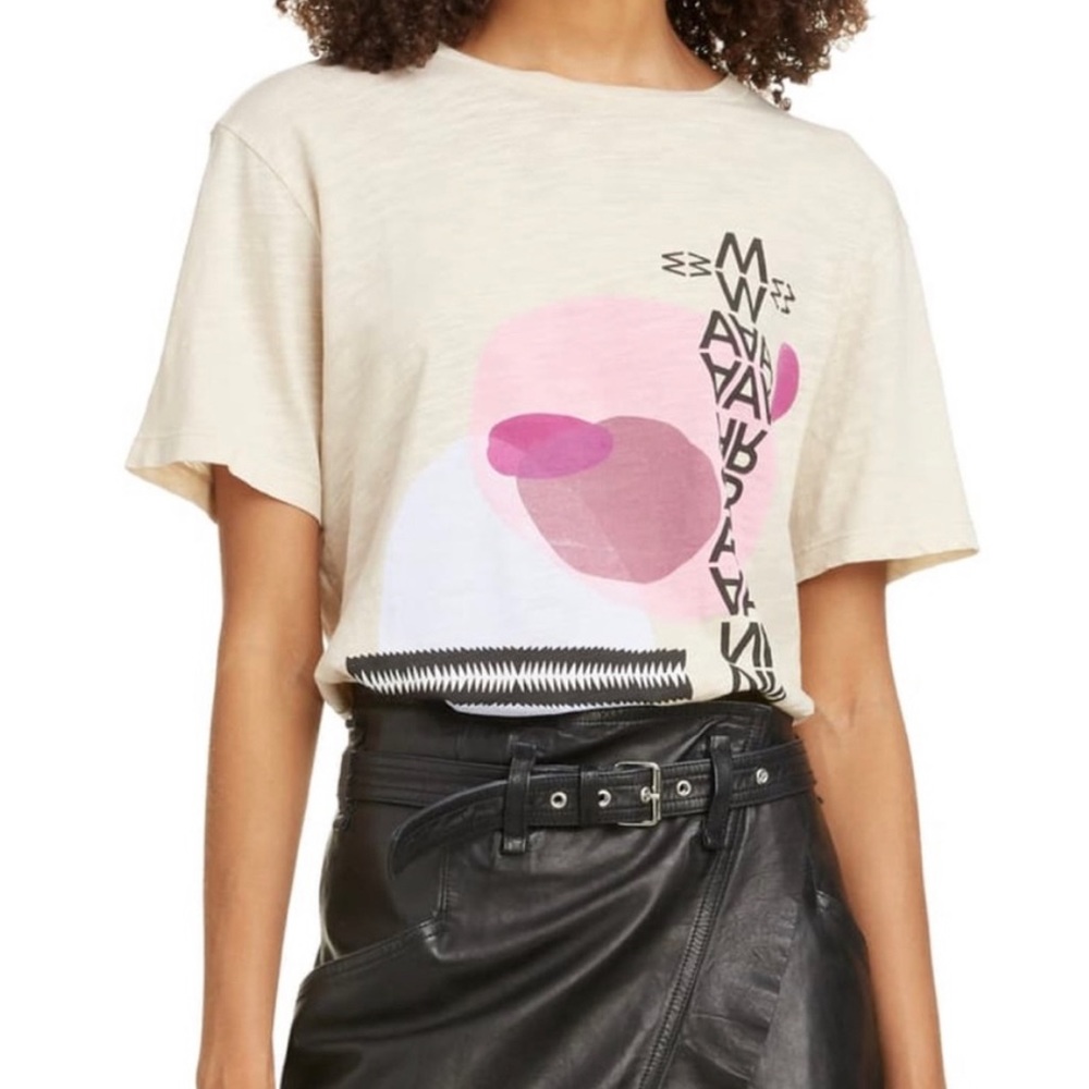 Isabel Marant Etoile Graphic Pewela T-Shirt Abstract